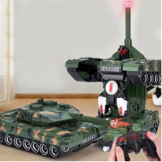 Дитячий танк-трансформер 555: радіокерований за допомогою пульта управління